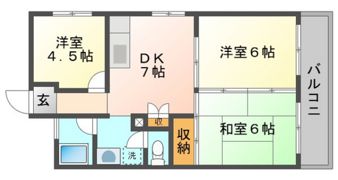 第3サンパレスの間取り画像