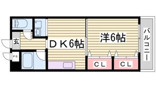 パルメゾン北町の間取り画像