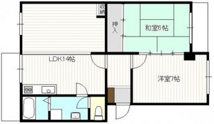 大塚西マンションの間取り画像