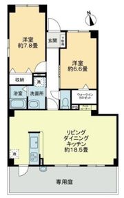 カサデル フェレオⅡの間取り画像