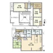 岩名戸建の間取り画像