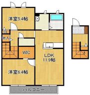 クラヴィエ石坂D棟の間取り画像