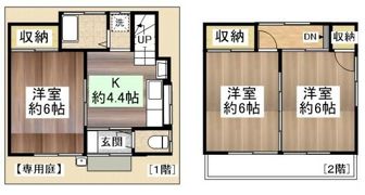 三芳町藤久保貸家（3979－1－3）の間取り画像