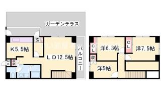 昭和レジデンスの間取り画像
