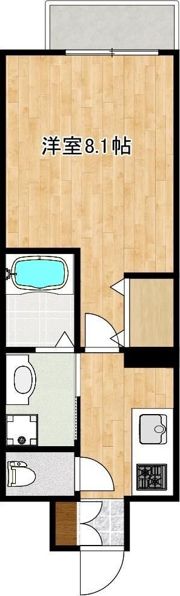 クロノス51新町VIの間取り画像