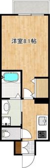 クロノス51新町VIの間取り画像