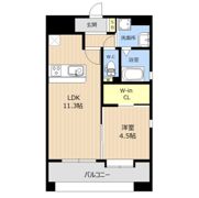 LIBTH熊本駅の間取り画像