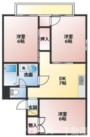 サンハイツ宮川Aの間取り画像
