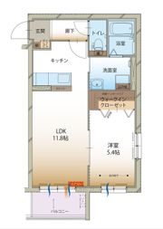ファータ デラ ルーチェの間取り画像