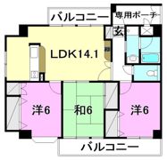スカイフォレストの間取り画像