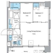 ルフォンプログレ押上EASTの間取り画像