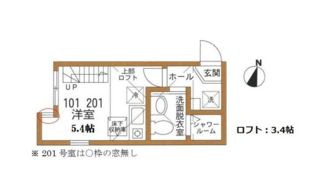 ハーミットクラブハウス伊勢町の間取り画像