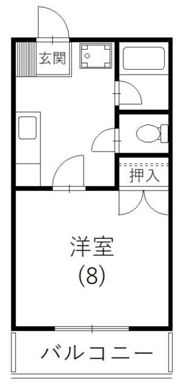 メゾンアルカディアの間取り画像