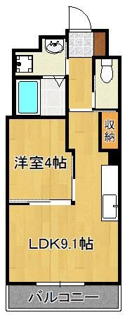 プランタン 伊崎の間取り画像
