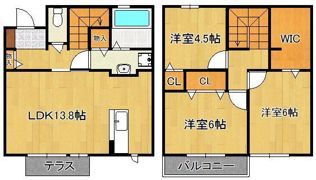 フローラ本城 A棟の間取り画像
