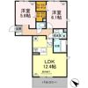 D-ROOM 隈府 A棟の間取り画像