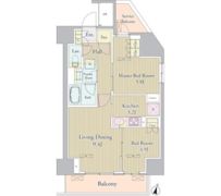 ヴェルデュール高田馬場の間取り画像