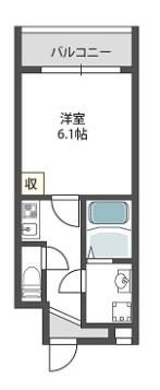 グランパシフィック恵美須西の間取り画像