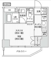 レジディア笹塚Ⅱの間取り画像
