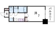 CREST TAPP神戸湊町NOIRの間取り画像