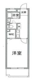 クロノス鶴瀬の間取り画像