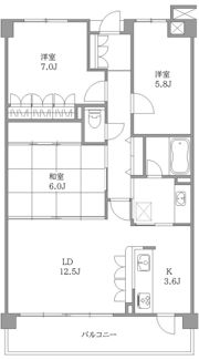 リグランド青葉台の間取り画像