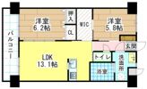 フローラ菜園場の間取り画像