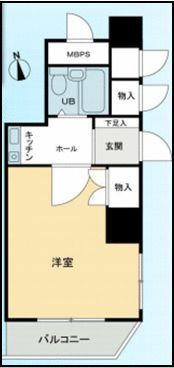 ライオンズマンション元住吉の間取り画像