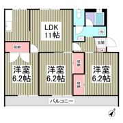 レインボーハウス3号棟の間取り画像