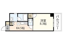 Gold Court楽々園の間取り画像