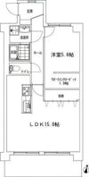 キャッスルメイ植田の間取り画像