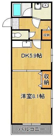 プレステージ小倉の間取り画像