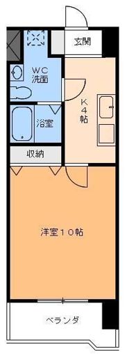 カサグランデリバーサイドIIの間取り画像