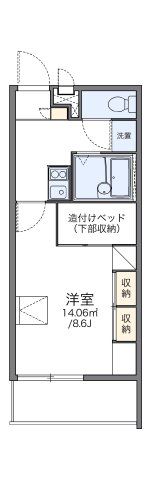 レオパレスプランタン参番館の間取り画像