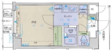 アデッソ新宿若松町の間取り画像