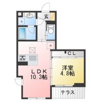 D'Bless和田町の間取り画像