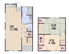 田中メゾネットの間取り画像