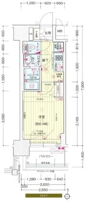 プレサンス新大阪ジェイズの間取り画像
