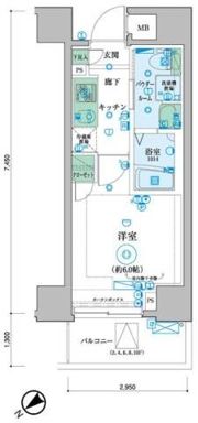 リヴシティ横濱末吉町の間取り画像
