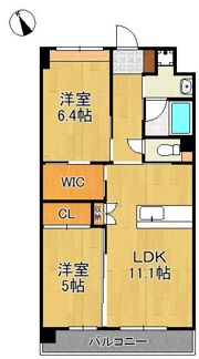 ウイングス西本町の間取り画像
