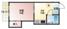 コーポあおき1の間取り画像
