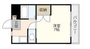 リトルハイム長岡61号館の間取り画像