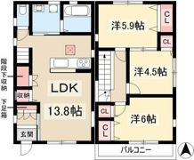 Casa Pinoの間取り画像