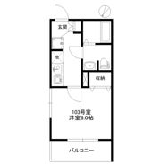 レジア大桐の間取り画像