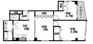スタッツァ兵庫の間取り画像
