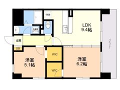 GOODHILL多の津の間取り画像