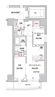 ジェイグランコート上野入谷の間取り画像