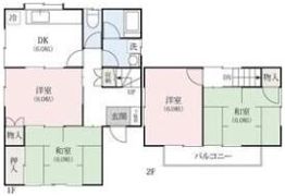 総社町戸建の間取り画像