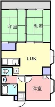 岩藤マンションの間取り画像