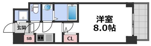 S-RESIDENCE都島の間取り画像